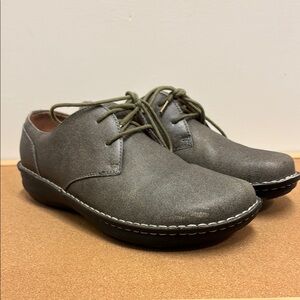 Alegria 'Liam' AM-LIA-170 Drifted Gray Leather Lace Up Oxfords Shoe Men 45 US 11